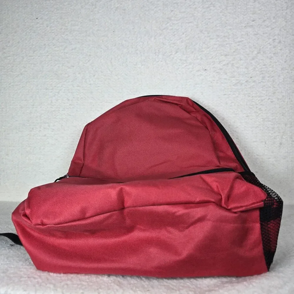 Unique Red Terry Town Cook Out Branded Merch Backpack NWT